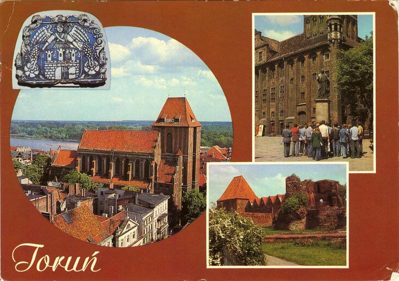 Toruń pocztówka