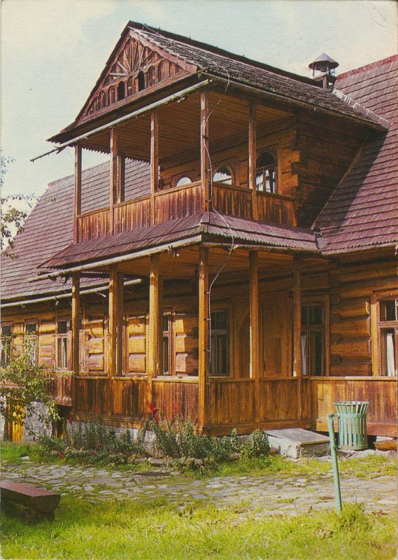 Biały Dunajec muzeum Lenina widokówka