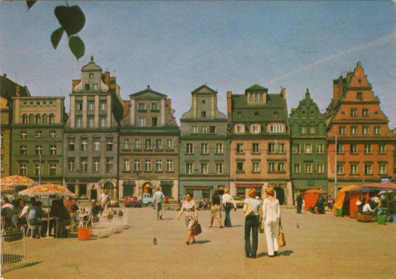 Wrocław Plac Solny pocztówka