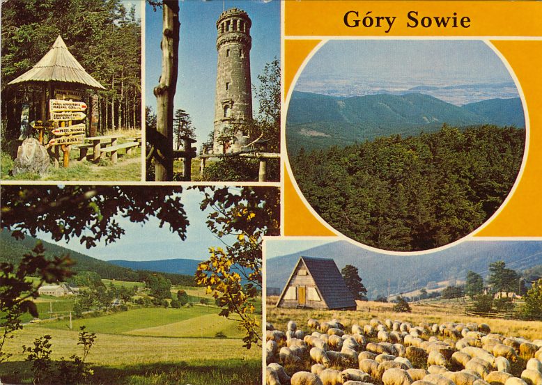 Góry Sowie pocztówka