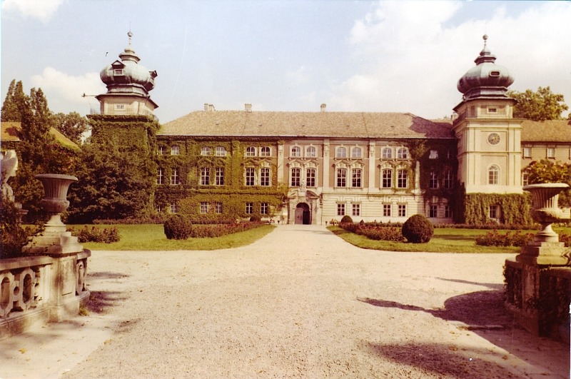 Łańcut zamek Potockich widokówka