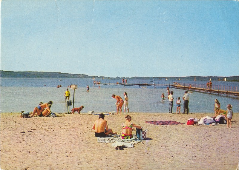 Boszkowo widokówka plaża