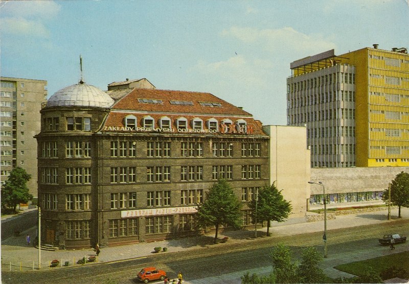 Szczecin Zakłady Przemysłu Odzieżowego Dana widokówka