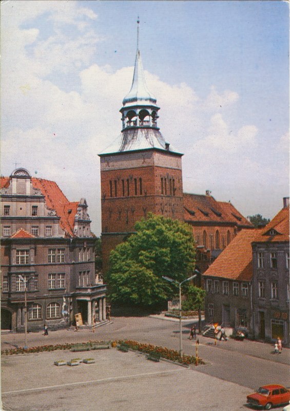 Białogard kościół Mariacki widokówka