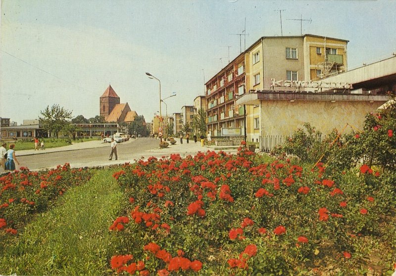 Goleniów ul Szeroka widokówka