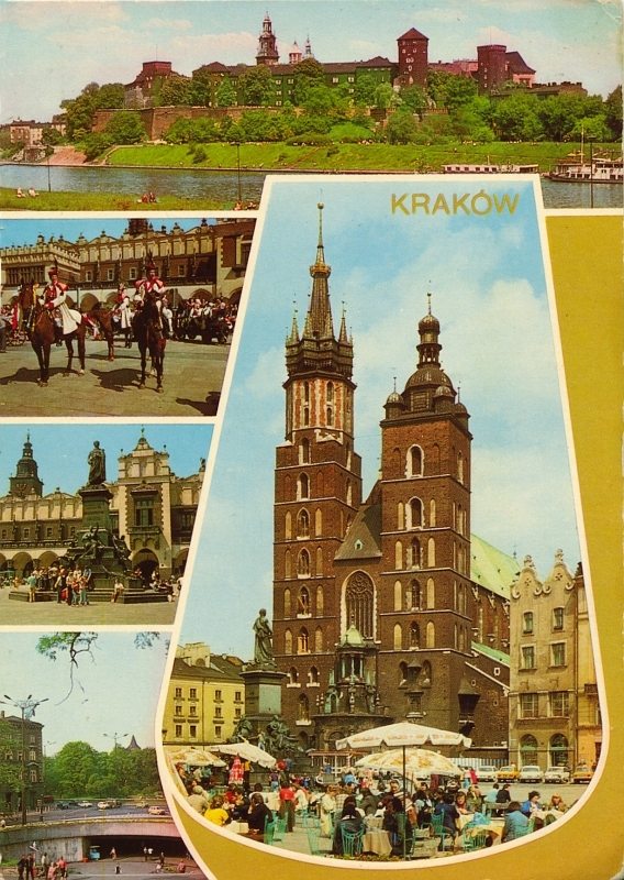 Kraków widokówka