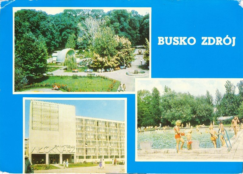 Busko Zdrój pocztówka
