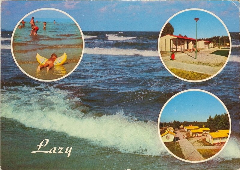 Łazy Bałtyk pocztówka