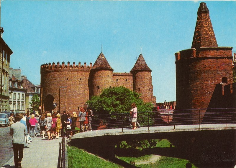 Warszawa Satre Miasto Barbakan 