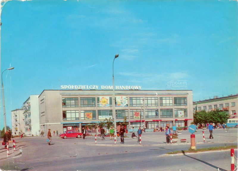 Tomaszów Lubelski rynek widokówka