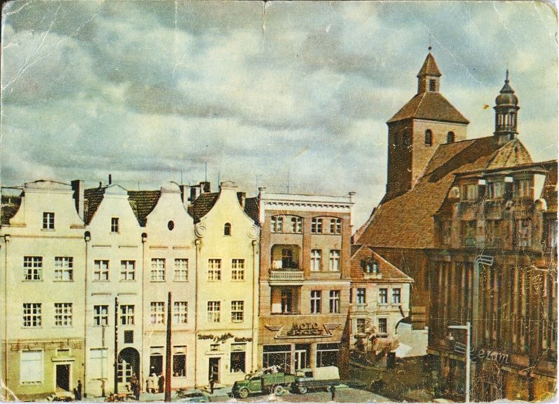Grudziądz rynek widokówka