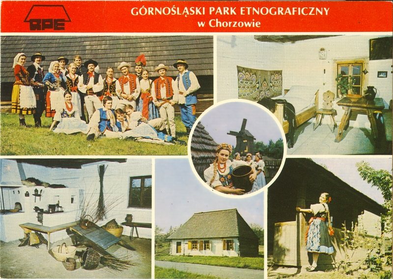 Górnośląski Park Etnograficzny pocztówka