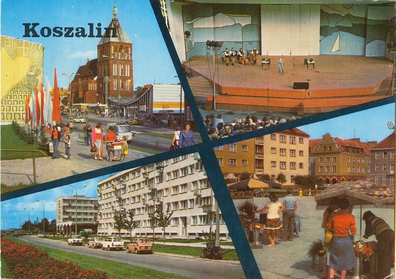 Koszalin widokówka