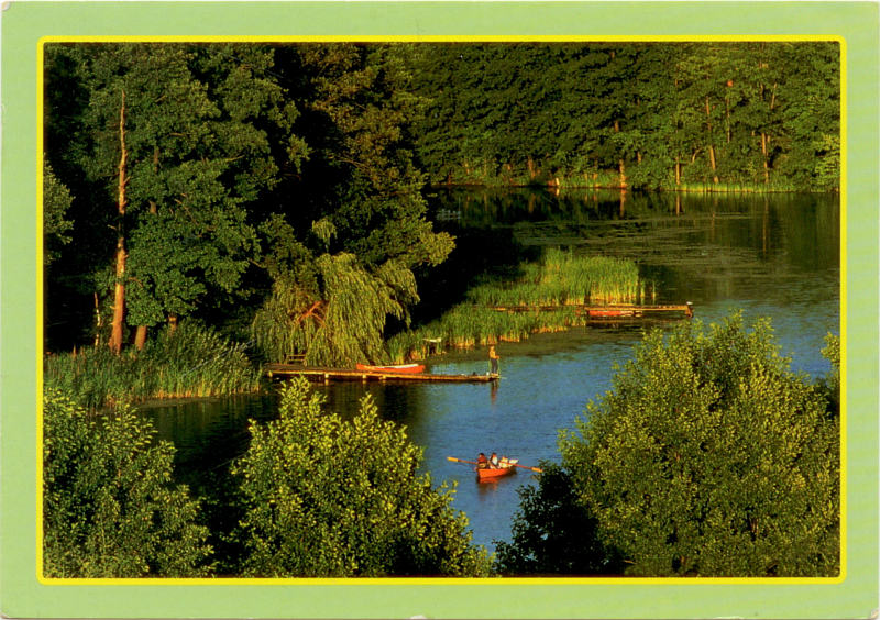 Zachód Słońca widokówka