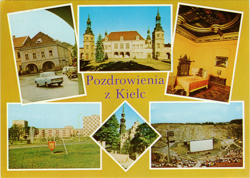 Kielce widokówka