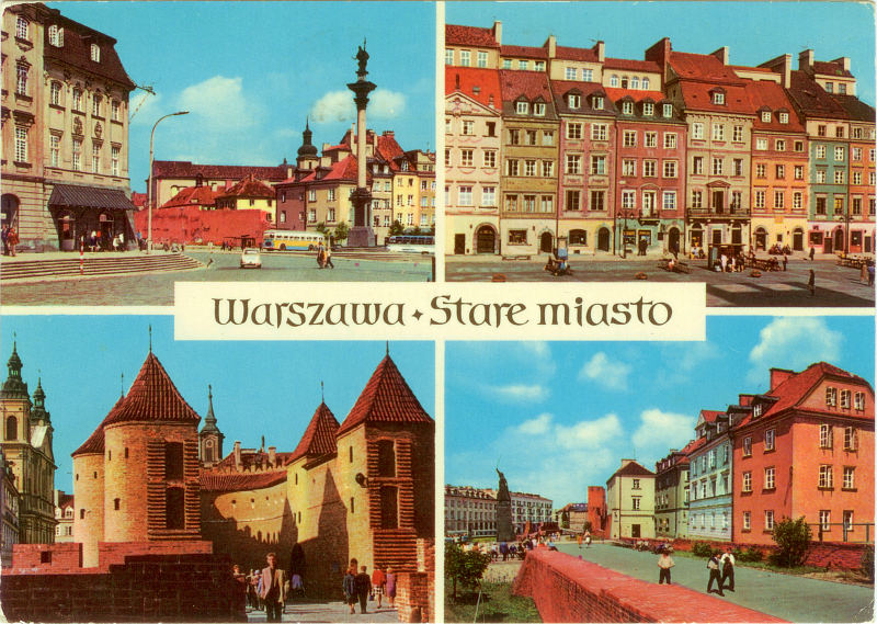 Warszawa widokówka