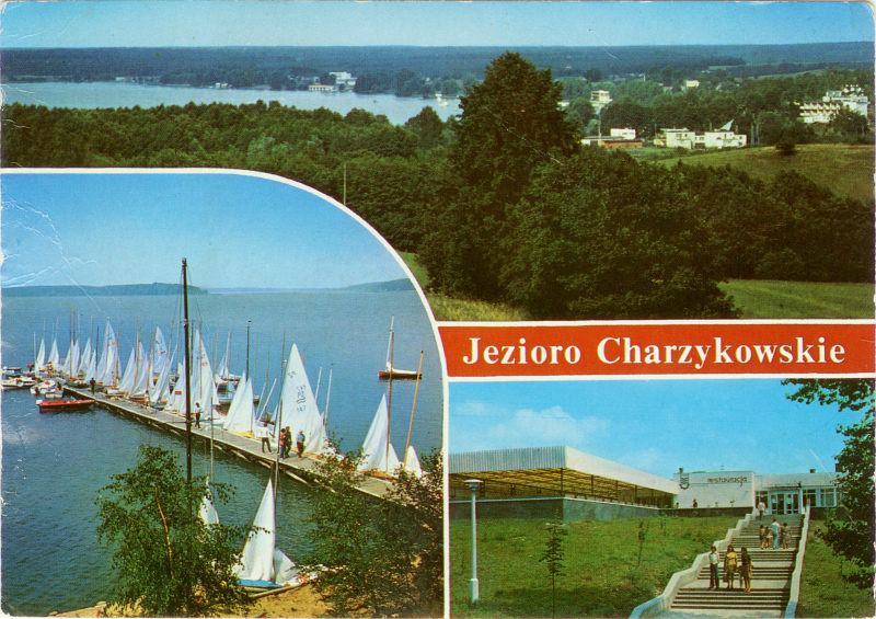 Jezioro Charzykowskie pocztówka