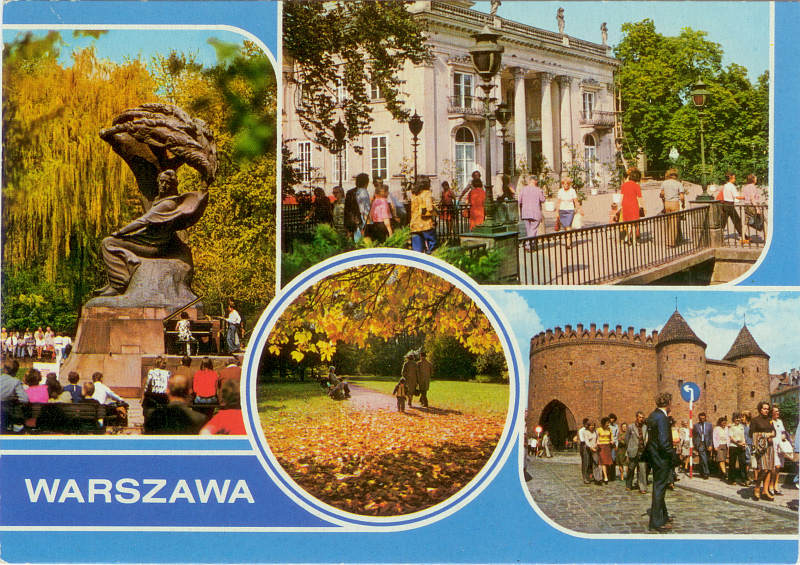 Warszawa pocztówka