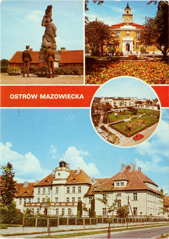 Ostrów Mazowiecka pocztówka