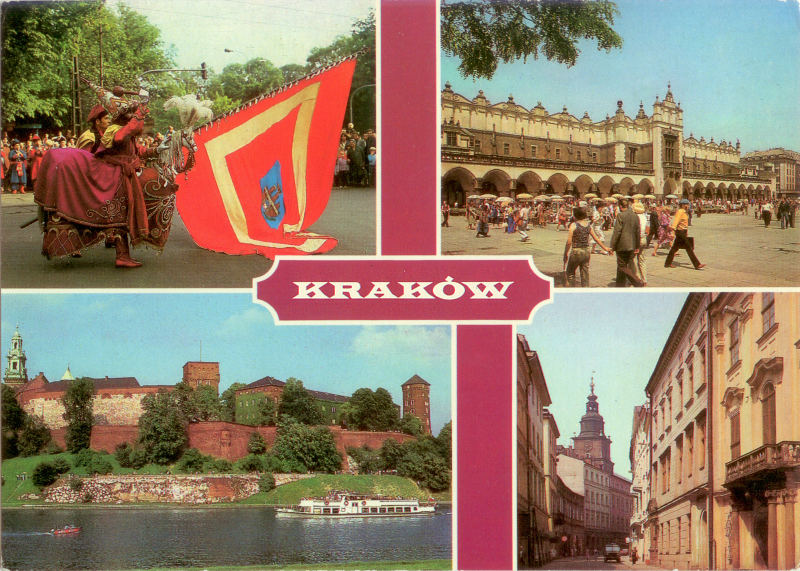 Kraków pocztówka