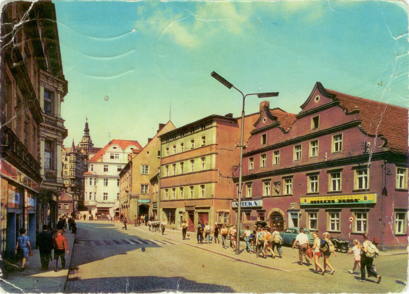 Kłodzko ul Grottgera widokówka