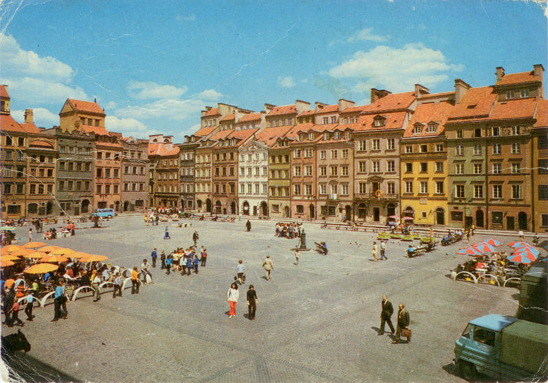 Warszawa Stare Miasto widokówka