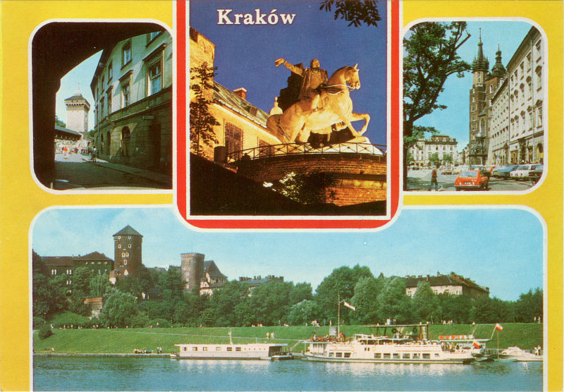 Kraków pocztówka