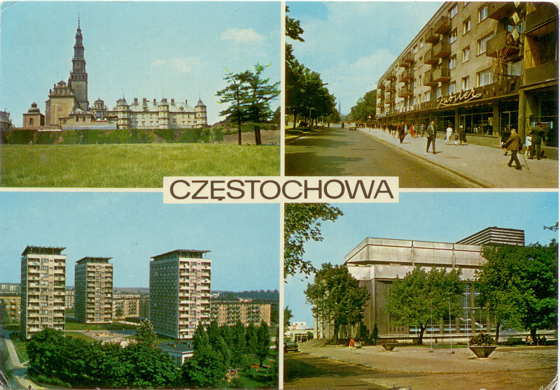 Częstochowa pocztówka