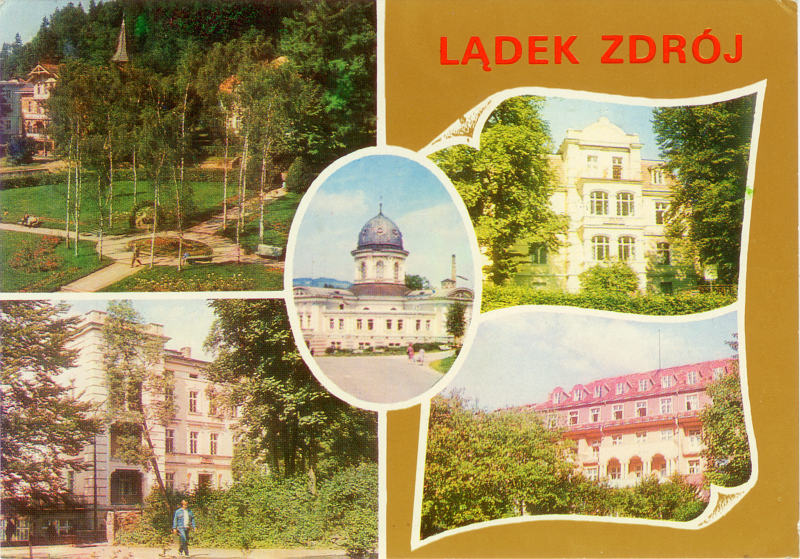 Lądek Zdrój widokówka