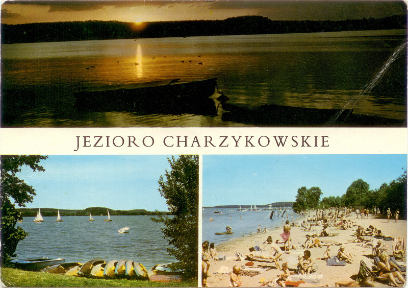 Jezioro Charzykowskie pocztówka