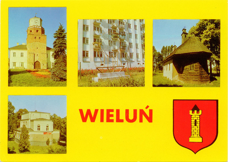 Wieluń pocztówka