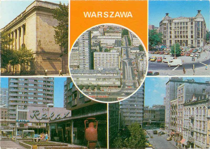 Warszawa pocztówka