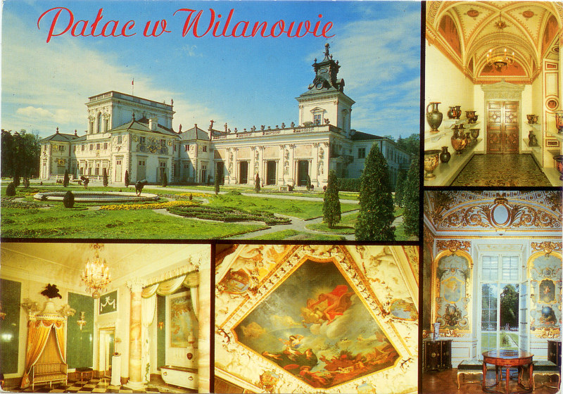 Pałac w Wilanowie widokówka
