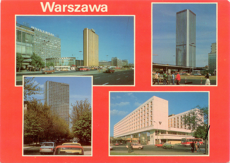 Warszawa pocztówka