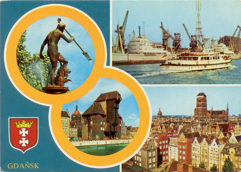 Gdańsk pocztówka