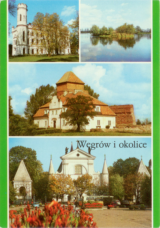 Węgrów Stara Wieś Liw pocztówka