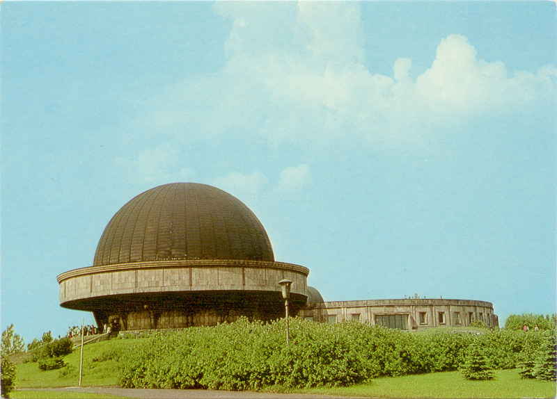Katowice planetarium widokówka