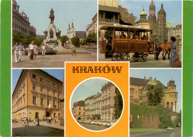 Kraków widokówka