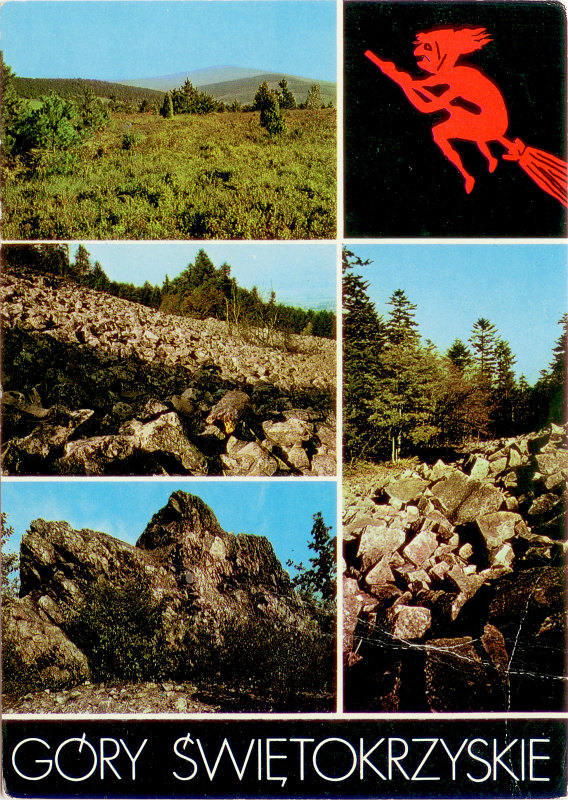 Góry Świętokrzyskie pocztówka