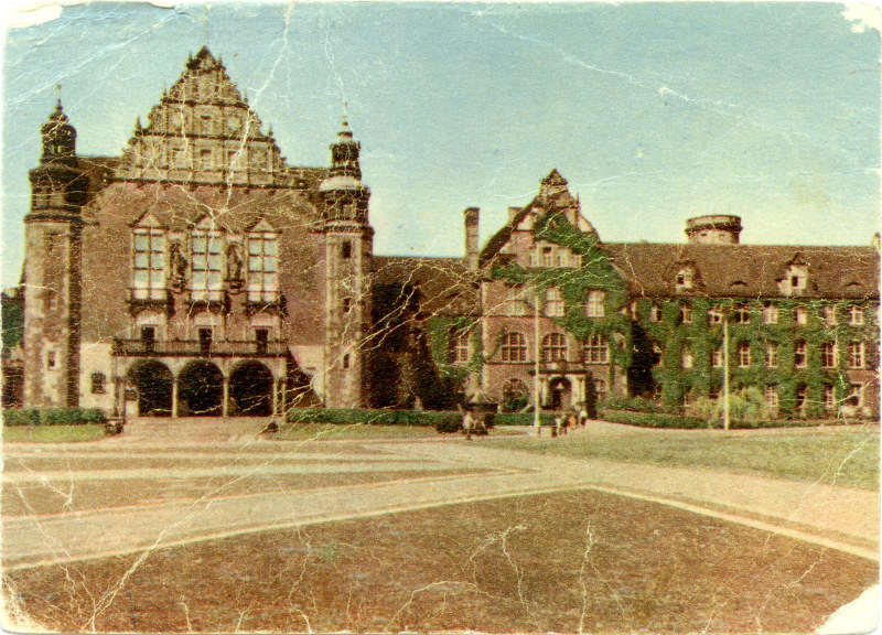 Poznań Uniwersytet widokówka