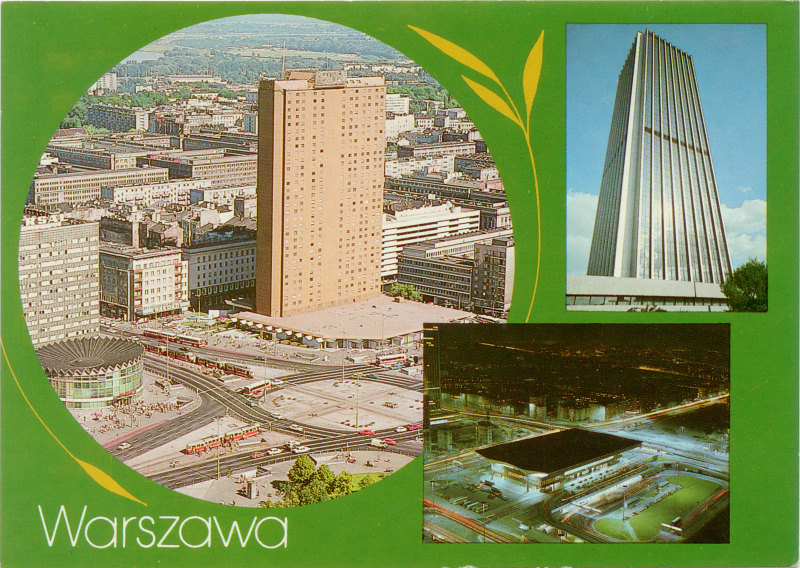 Warszawa pocztówka