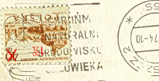 pocztówka pieczątka poczta