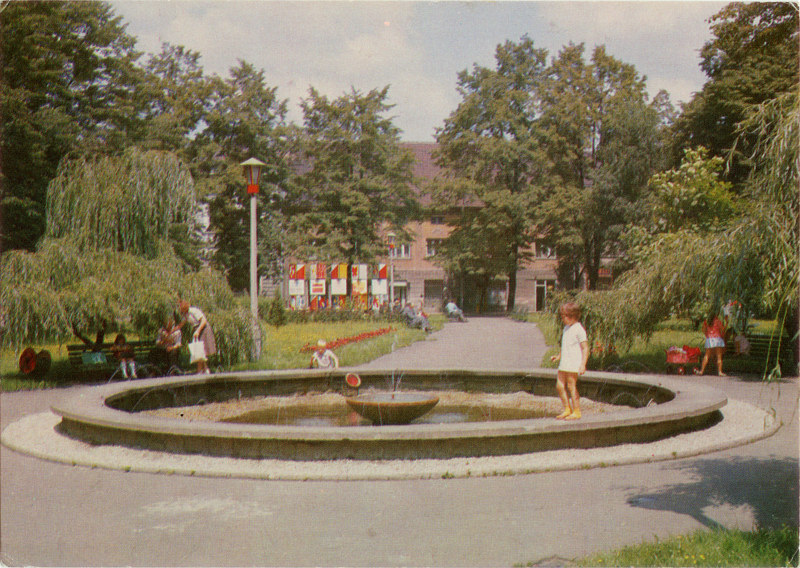 Andrychów Rynek fontanna
