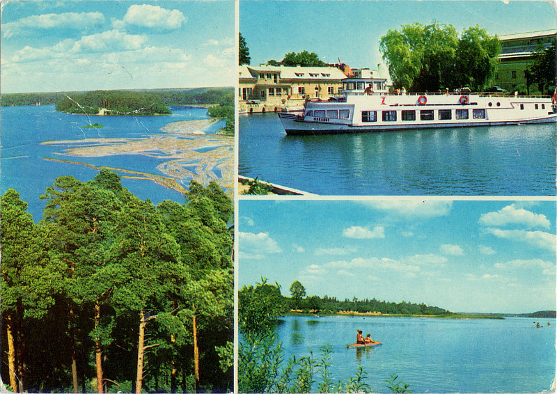 Augustów jeziora pocztówka