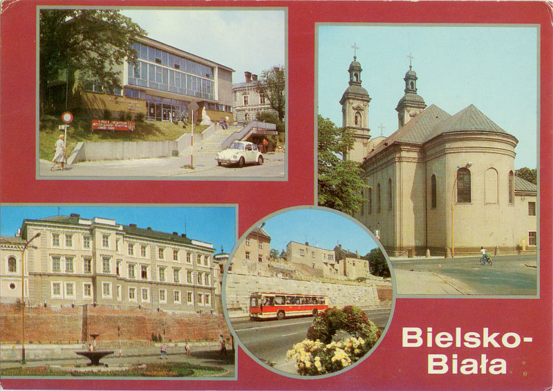Bielsko-Biała pocztówka