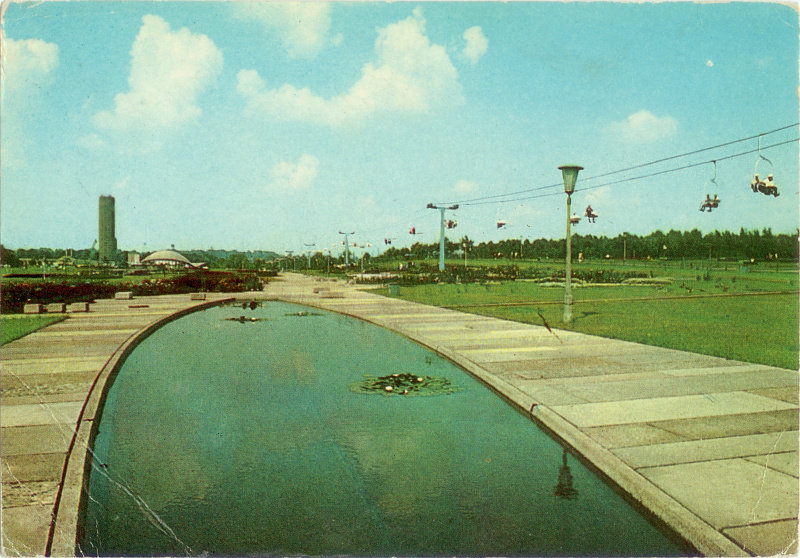 Chorzów Katowice WPKiW pocztówka