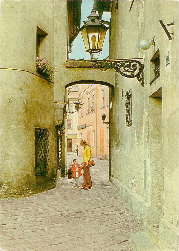 Tarnów Zaułek staromiejski widokówka