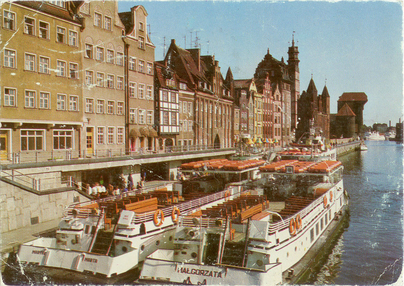 Gdańsk Długie Pobrzeże widokówka