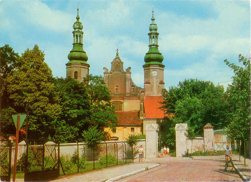 Warta kościół pocztówka