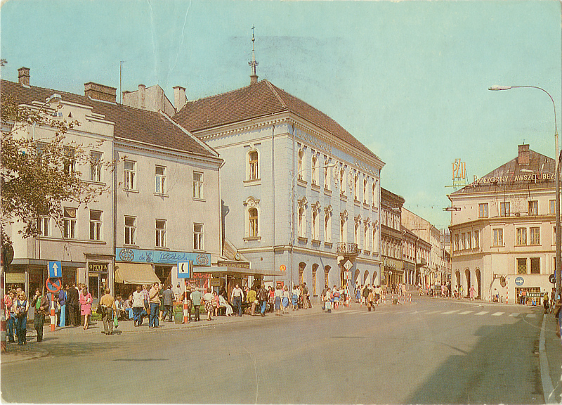 Tarnów ul. Krakowska PZU widokówka